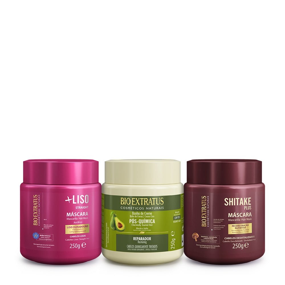 Cronograma Cabello Liso 250g - Bio Extratus Cosméticos Naturales