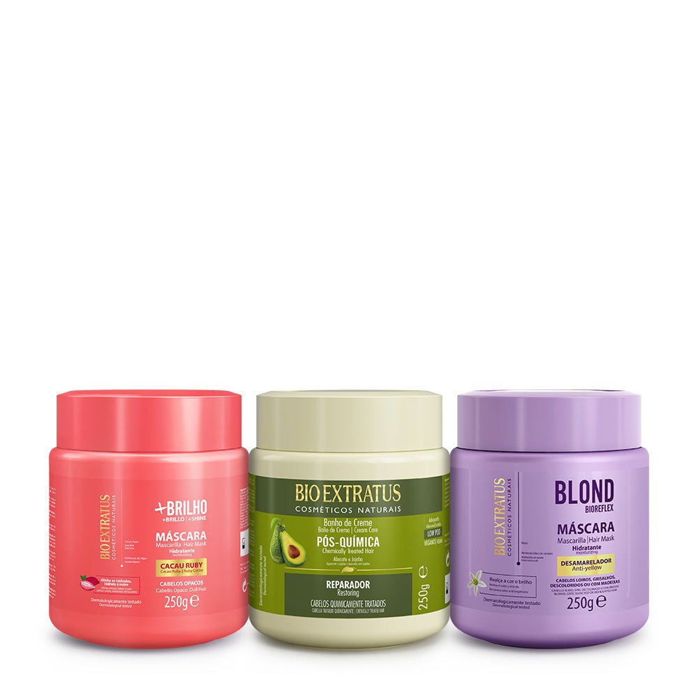 Cronograma Cabello Rubio 250g - Bio Extratus Cosméticos Naturales