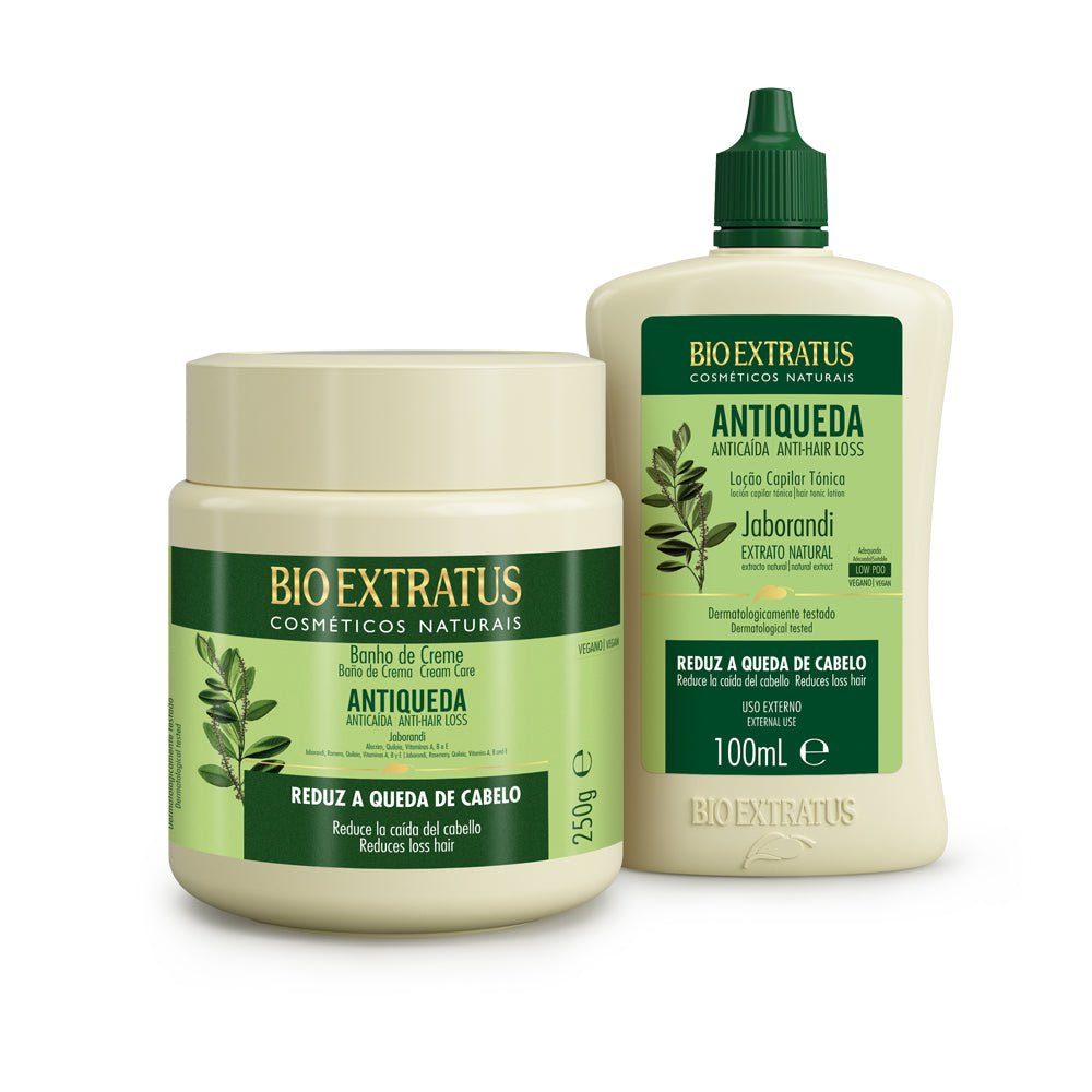 Kit Anti Caída Baño de Crema y Tónico - Bio Extratus Cosméticos Naturales