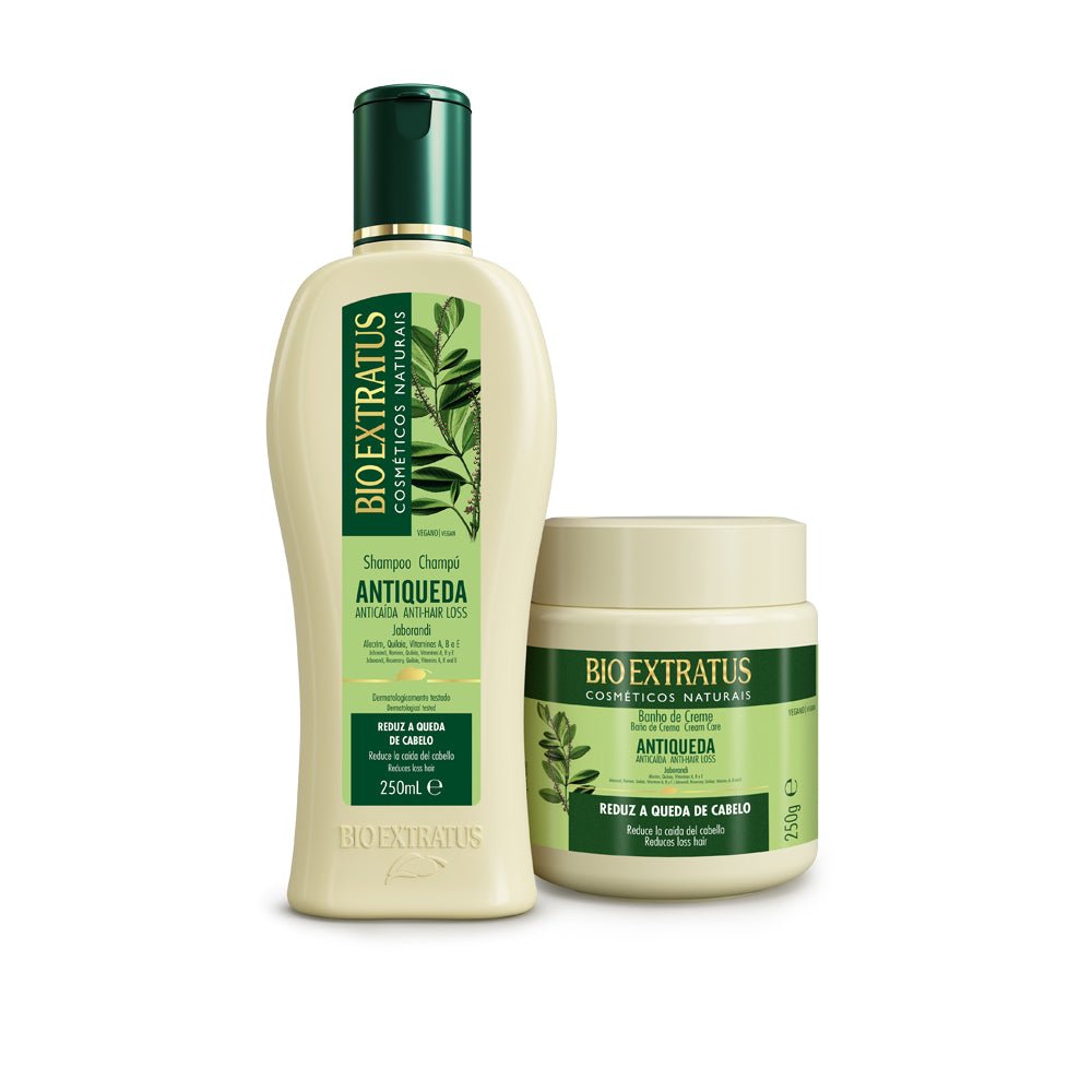Kit Anti Caída Champú y Baño de Crema - Bio Extratus Cosméticos Naturales