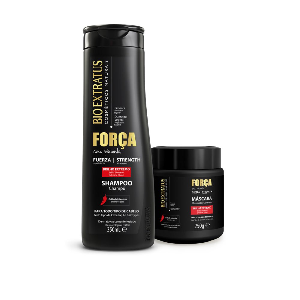 Kit Fuerza Champú y Mascarilla - Bio Extratus Cosméticos Naturales