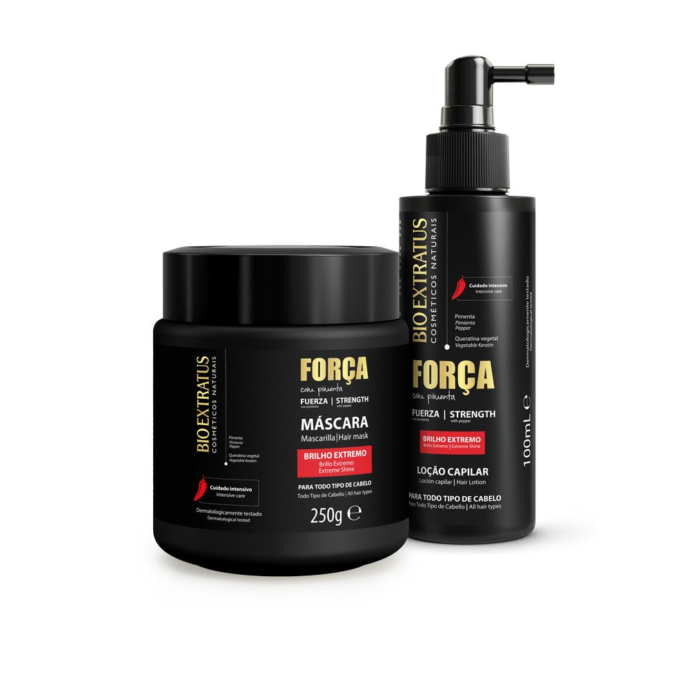 Kit Fuerza Mascarilla y Loción - Bio Extratus Cosméticos Naturales