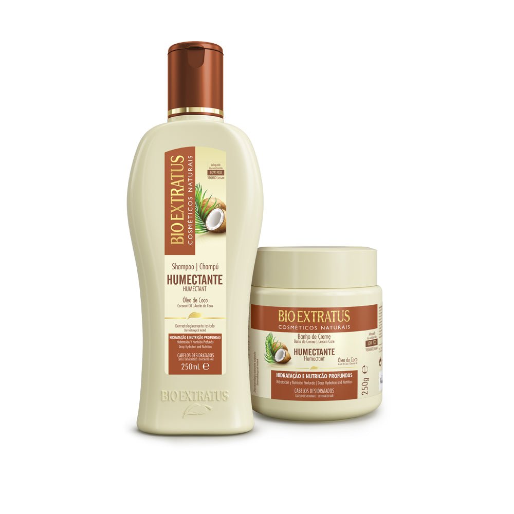Kit Humectante Champú y Baño de Crema - Bio Extratus Cosméticos Naturales