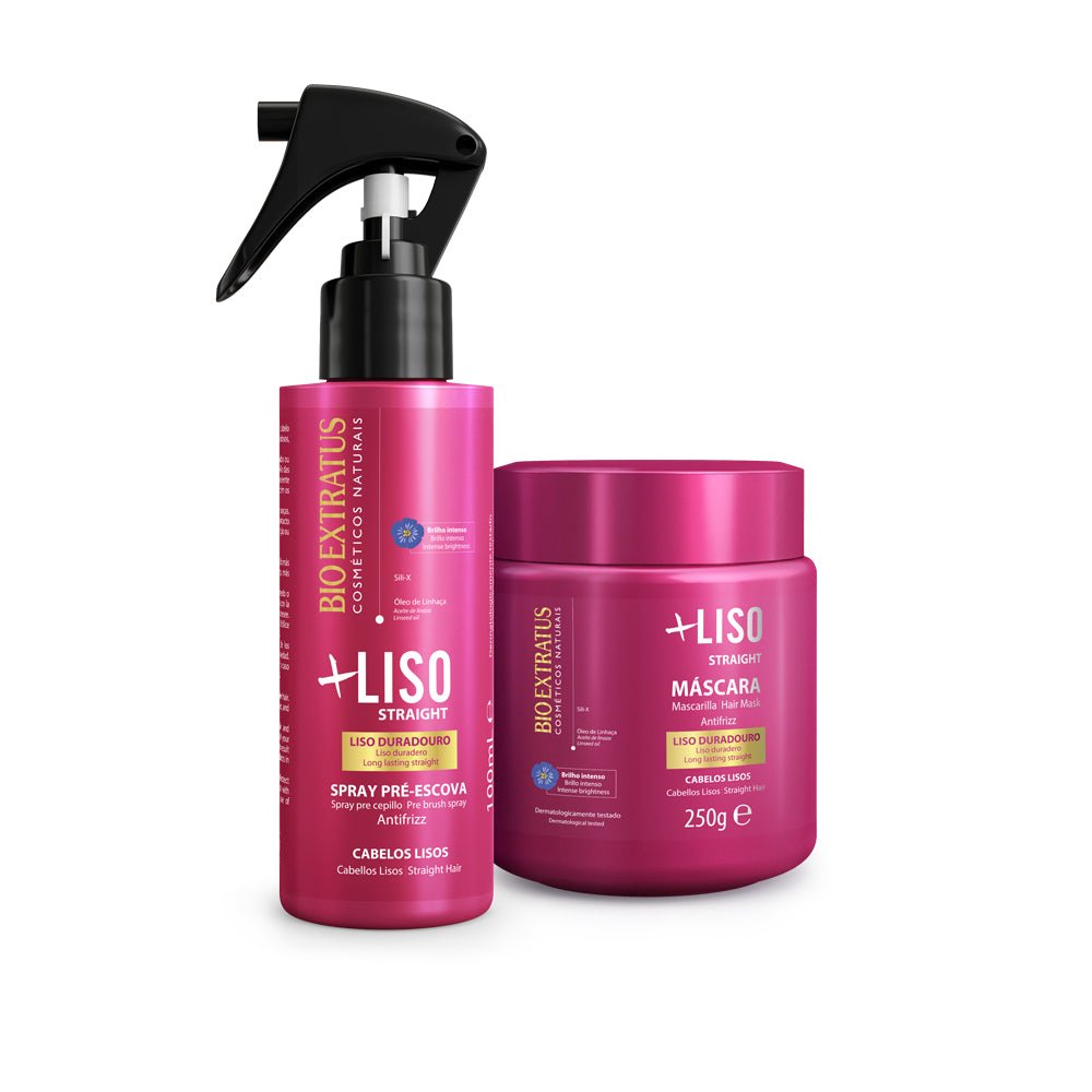 Kit +Liso Mascarilla y Finalizador - Bio Extratus Cosméticos Naturales