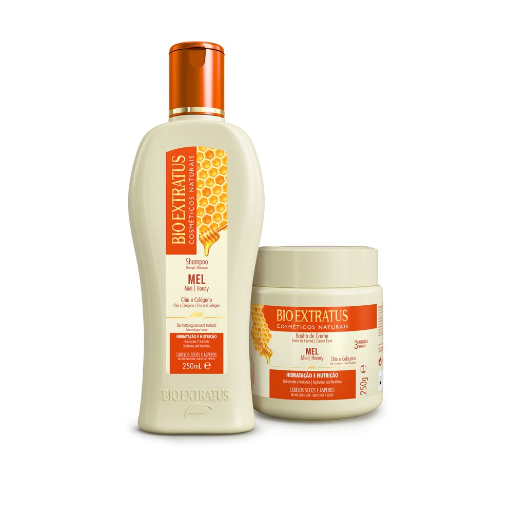 Kit Miel Champú y Baño de Crema - Bio Extratus Cosméticos Naturales