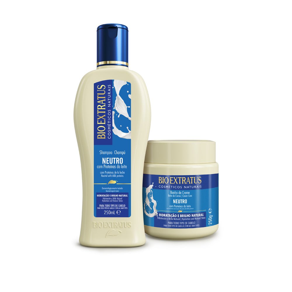 Kit Neutro Champú y Baño de Crema - Bio Extratus Cosméticos Naturales