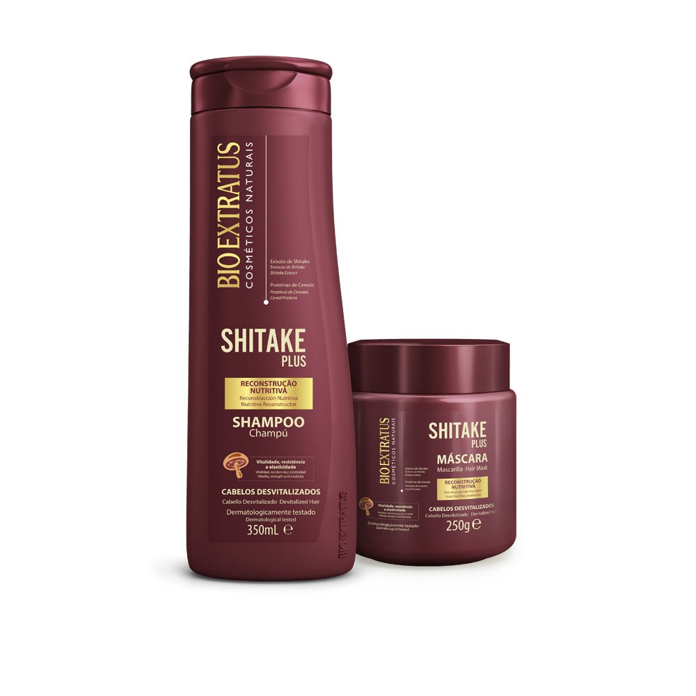 Kit Shitake Champú y Mascarilla - Bio Extratus Cosméticos Naturales