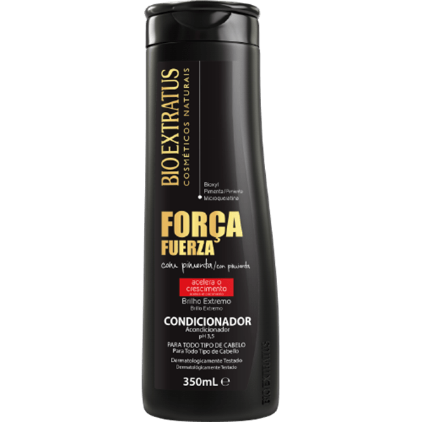 Acondicionador Fuerza Con Pimienta 350mL - Bio Extratus Cosméticos Naturales