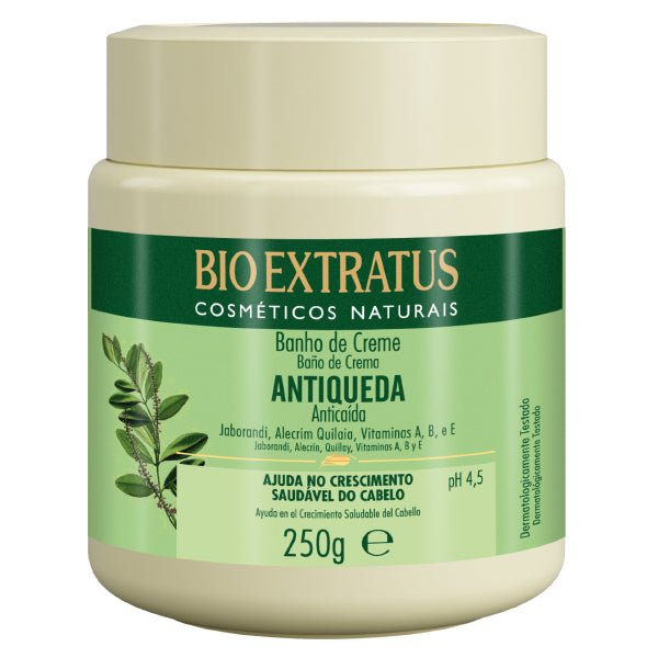 Baño de Crema Anti Caída Jaborandi 250g - Bio Extratus Cosméticos Naturales
