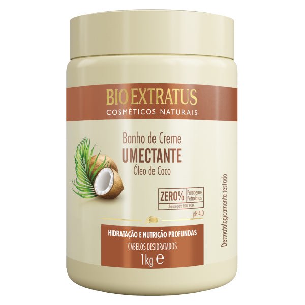 Baño de Crema Humectante Coco 1Kg - Bio Extratus Cosméticos Naturales