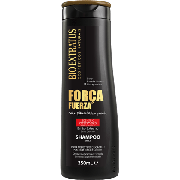 Champú Fuerza Con Pimienta 350mL - Bio Extratus Cosméticos Naturales