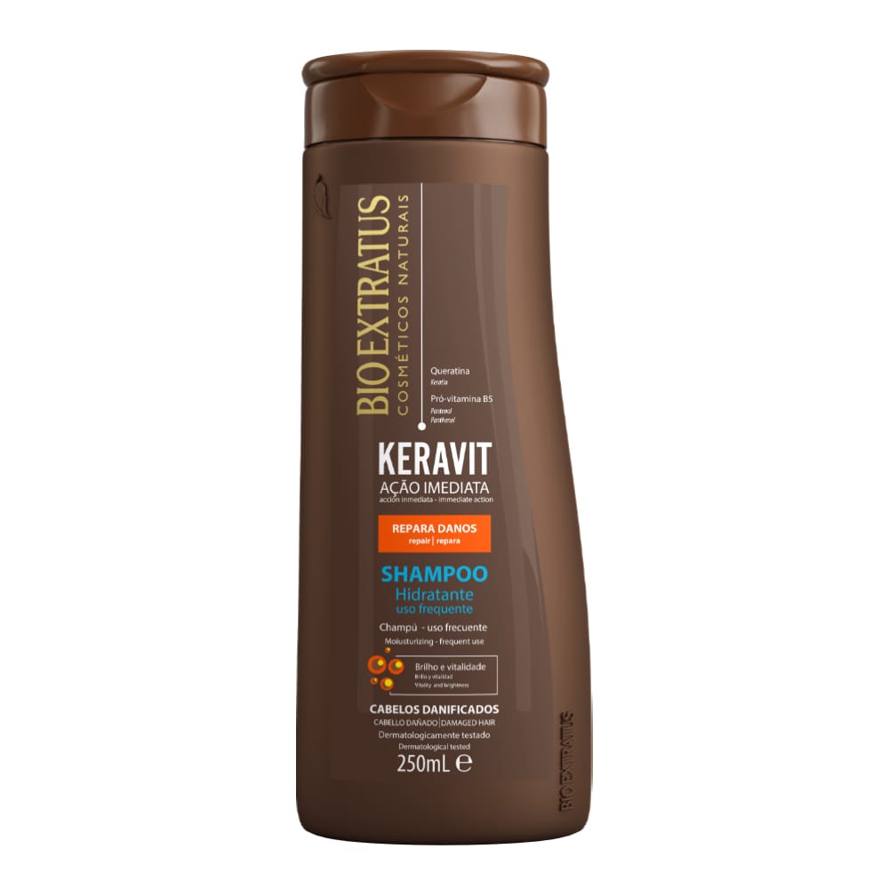 Champú Hidratante Keravit 250mL - Bio Extratus Cosméticos Naturales