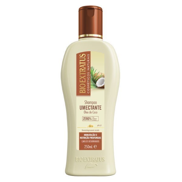 Champú Humectante Coco 250mL - Bio Extratus Cosméticos Naturales