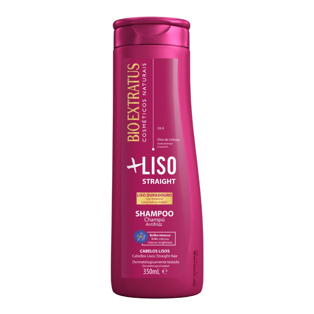 Champú +Liso 350mL - Bio Extratus Cosméticos Naturales