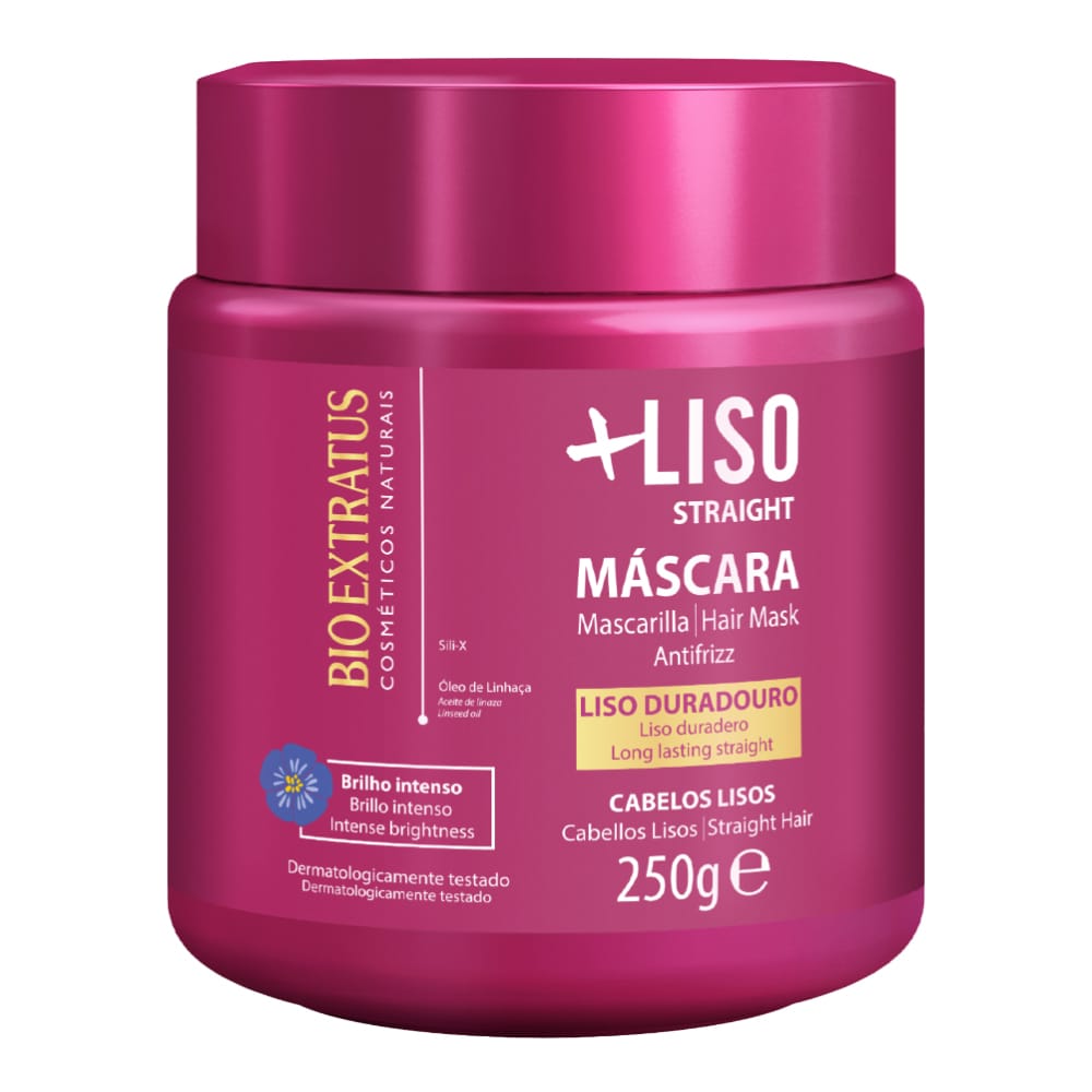 Mascarilla +Liso 250g - Bio Extratus Cosméticos Naturales