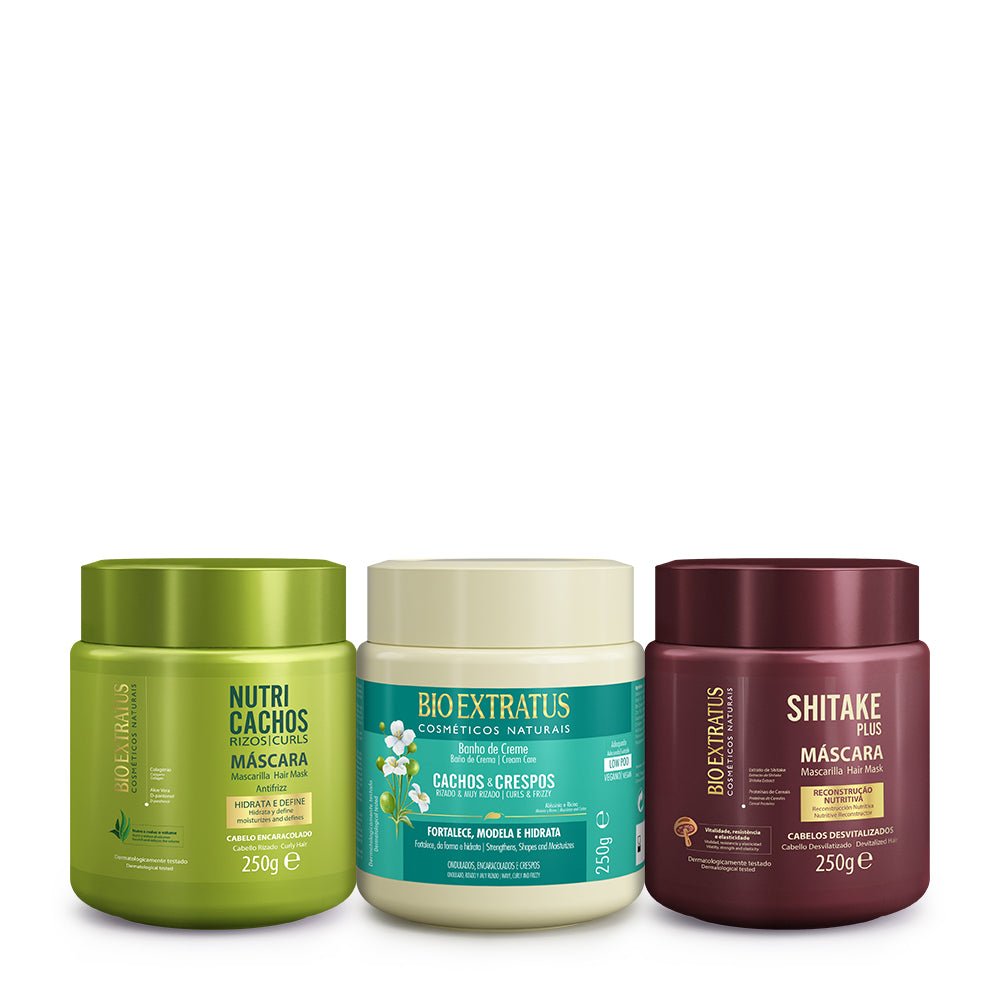 Cronograma Cabello Rizado y Crespo 250g - Bio Extratus Cosméticos Naturales