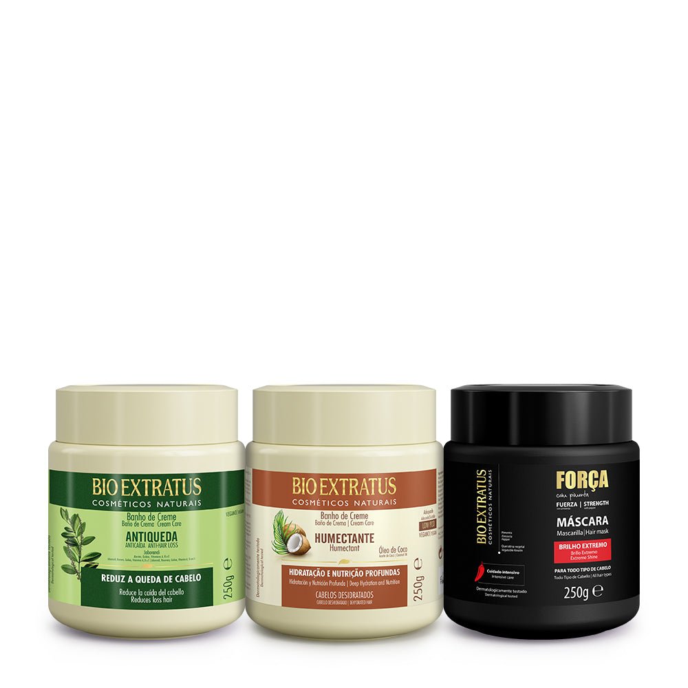 Cronograma Fuerza y Crecimiento Capilar 250g - Bio Extratus Cosméticos Naturales