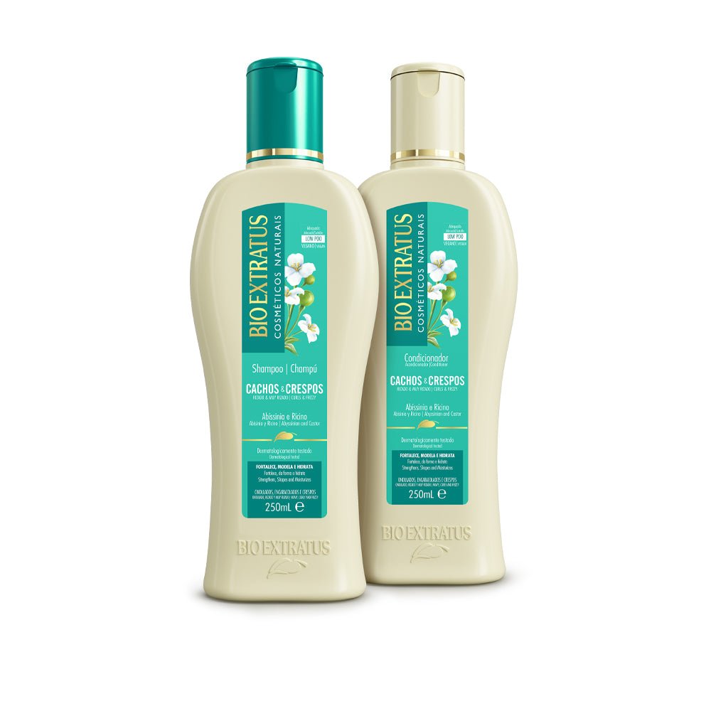 Kit Rizos y Crespos Champú y Acondicionador - Bio Extratus Cosméticos Naturales