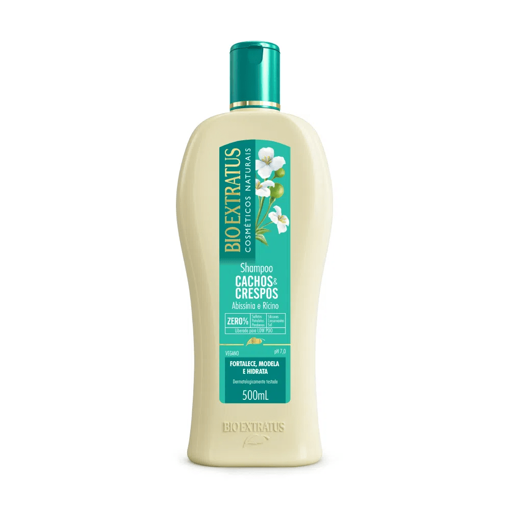 Champú Rizos y Crespos 500mL - Bio Extratus Cosméticos Naturales